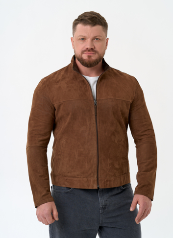 Мужская двухсторонняя куртка из натуральной замши