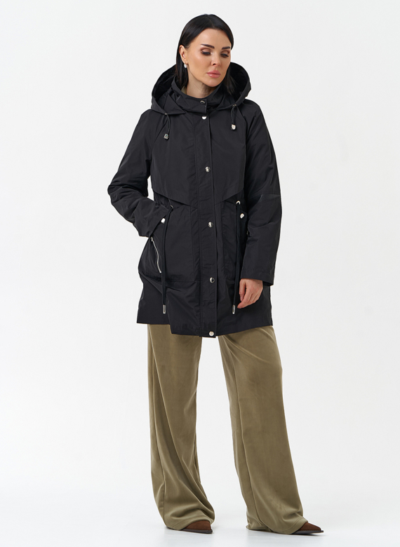 Плащ женский с капюшоном