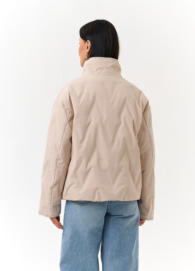 фото Женская куртка с воротником стойкой модель № 32836