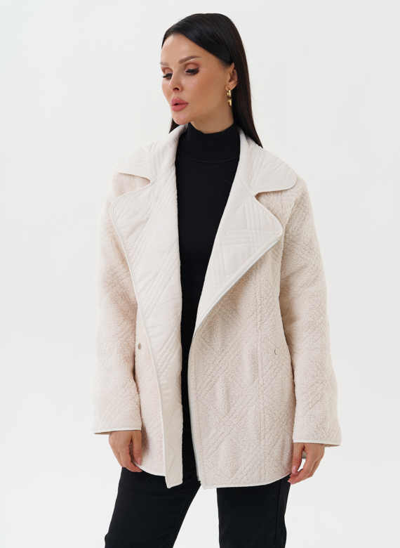 Женская двухсторонняя куртка "косуха"