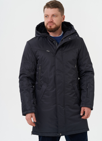 Мужской пуховик с капюшоном