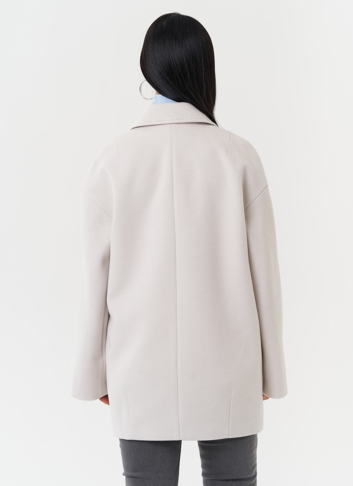 Женское двубортное пальто