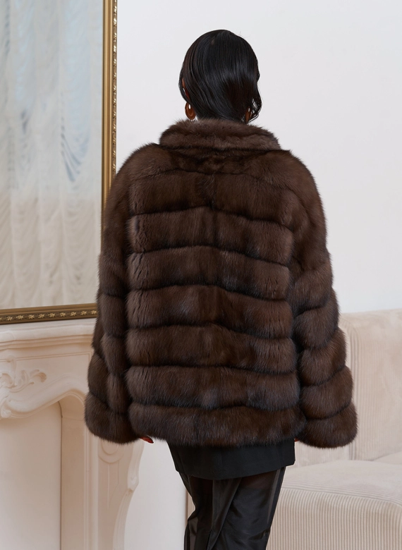 Куртка из баргузинского соболя фото